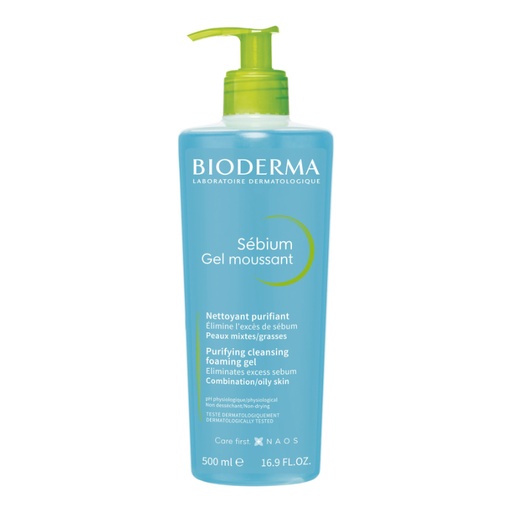 BIODERMA SEBIUM GEL MOUSSANT 500 ML