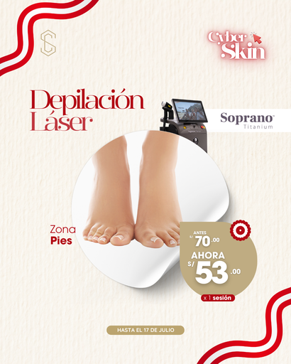 Depilación Láser - Pies